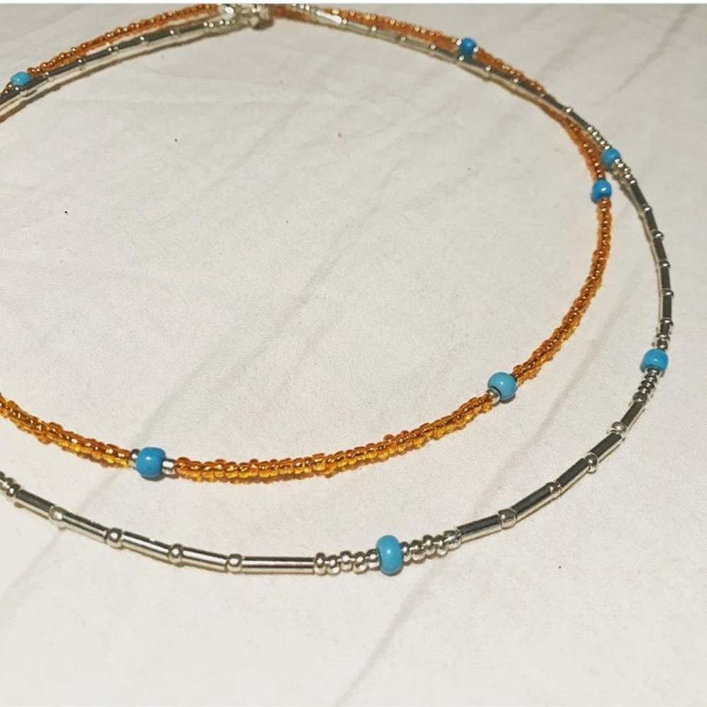 Simple beaded chokers!